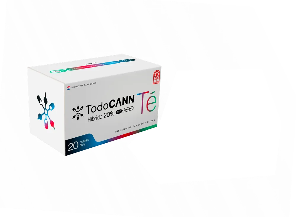 TodoCann Té Híbrido 20% - 20 sobres